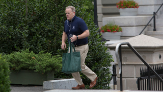 Sean Spicer couldn't avoid one more fuck-up before leaving the White House